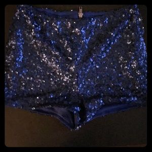 Charlotte Russe Sequin Shorts